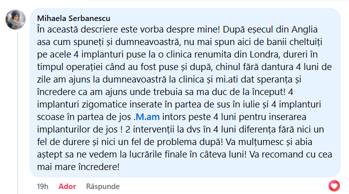 Comentariu pacient 5-1