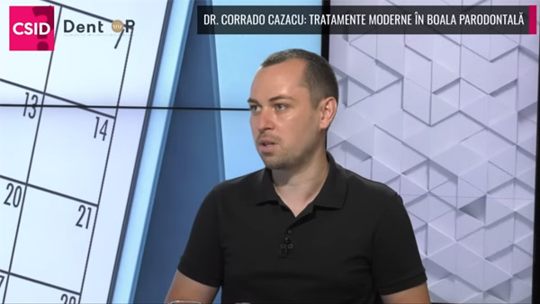 Dr Cazacu Corrado - Despre boala parodontală într-o apariție marca ,,Ce se întâmplă, doctore?”