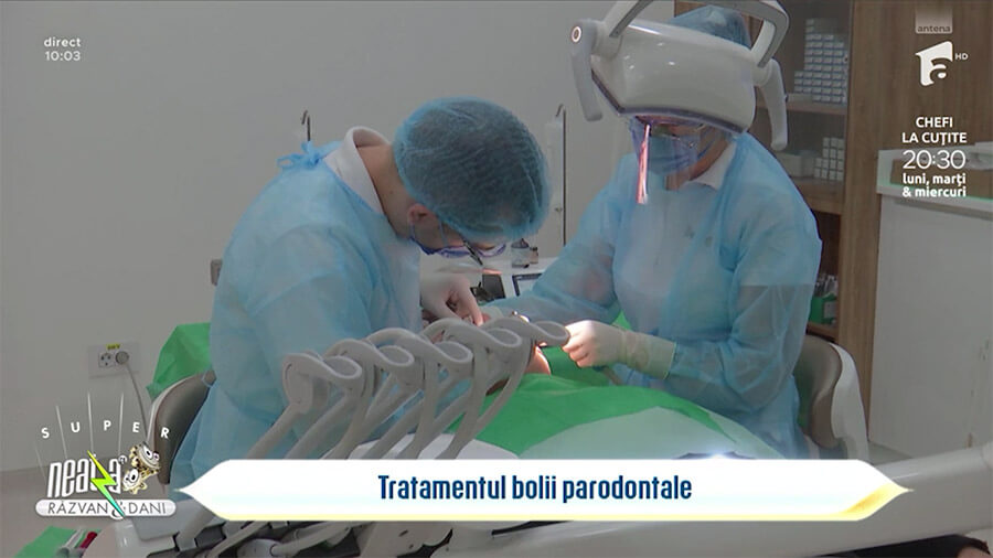 Tratamentul bolii parodontale- Dr Cazacu Corrado în cadrul emisiunii „Neatza cu Răzvan și Dani”